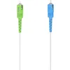Image de Hama Câble Fibre Optique Réseau, 2m, Garantie 10ans, Pour FREEBOX Box FREE, Raccordement SC/APC vers SC/UPC, Cordon sans Halogène LSZH pour Internet Haut Débit, Blanc