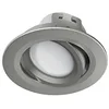 Image de Spot encastrable LED WiFi, 5W, commande vocale/via appli, réglable, nickel