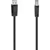 Image de Câble HAMA USB 2.0 AB noir 1.50m