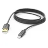 Image de Hama Câble iPhone USB-A Lightning (Câble de charge/transfert de données/Data, USB-A 2.0 mâle vers Lightning, 3m, Certifié MFI, 480 MBit/s, iPad/iPhone 13/12/11/XS/XR/X/8/7/7+/6s/6/5/SE2020) Noir
