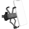 Image de Hama "Gravity Pro Support Téléphone Voiture pour Grille d'Aération - Rotatif, Réglable, Compatible Smartphone iPhone Android de 5 à 9 cm de Large - Noir