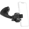 Image de Hama Support Téléphone Voiture Easy Snap (pour Smartphones d’Une Largeur de 5,5 à 8,5 cm, Support à Ventouse, pivotable 360°) Noir