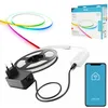 Image de Bande lumineuse LED RGBW Wi-Fi à intensité variable, autocollante, peut être raccourcie, 5 m