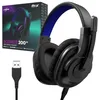 Image de uRage Casque Micro Gaming (Casque Over-Ear Gamer, certifié DTS X, Micro Flip to Mute, Cable USB-A Uflex Amovible, Casque Micro optimisé PC et PS5) Noir