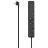 Image de Hama Multiprise, 3 Prises, USB-C/A 100W, Power Delivery, Interrupteur, 1,4 m, Noir et Gris