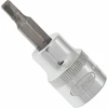 Image de VIGOR Embout tournevis carré interne 10 = 3/8 pouce, profil hexagonal interne V2284N, carré creux 10 mm, longueur totale 49 mm