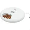 Image de Distributeur automatique de nourriture TRIXIE TX5+1 - 6 × 018L - ø 32 × 8 cm - Blanc