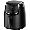 Image de Midea Air Fryer 4L, Friteuse à air Chaud 90% Moins Grasse 1500W, Technologie d'air rapide à 360°, Minuterie 60min, Contrôle de température 200 , Fonction d'arrêt Automatique,Airfryer Noir, MF-TN40D2