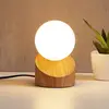 Image de Nowa Lampe à poser LED Alisa, base en aspect bois