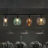 Image de Nowa Suspension Telesto abat-jour en verre, à 4 lampes