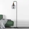 Image de Nowa Lampe sur pied Ando avec abat-jour en verre