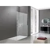 Image de HÜppe Duplo pure Walk-In Paroi latérale 4 coins 1 partie, largeur:180cm, fixation Ã droite, DT0016, Cabines de douche: Couleur du profilé chrome Verre ESG clair avec anti-plaque