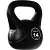 Image de MOVIT Kettlebell Basic Black - 14kg, Haute Qualité, Matière Synthétique, Testé en Matière Toxique - Boule de Fonte, Haltère Russe, Poids à Poignée, Musculation