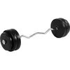 Image de MOVIT SZ Set Curl - 55kg, au Choix Ensemble d'Haltères 65/95kg, Fermeture en Étoile - Kit Musculation, Fitness, Gym