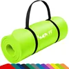 Image de MOVIT Tapis de gymnastique, doux pour la peau et sans phthalates, en 3 tailles et 12 couleurs - Sélection : 190 cm x 100 cm x 1,5 cm en vert clair