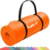 Image de MOVIT Tapis de gymnastique, doux pour la peau et sans phthalates, en 3 tailles et 12 couleurs - Sélection : 190 cm x 100 cm x 1,5 cm en orange