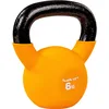 Image de MOVIT Kettlebell Pro, haltère sphérique en Fonte avec revêtement en néoprène, 12 Variantes : 2 à 24 kg, testé au Niveau des substances nocives, haltère d'élan, 6 kg Orange
