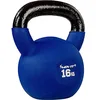 Image de MOVIT Kettlebell Pro, haltère sphérique en Fonte avec revêtement en néoprène, 12 Variantes : 2 à 24 kg, testé au Niveau des substances nocives, haltère d'élan, 16 kg Bleu foncé