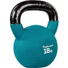 Image de MOVIT Kettlebell Pro, haltère sphérique en Fonte avec revêtement en néoprène, 12 Variantes : 2 à 24 kg, testé au Niveau des substances nocives, haltère d'élan, 18 kg pétrole