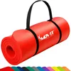 Image de MOVIT Tapis Gymnastique - Doux pour Peau, sans Phthalates, 183x60x1,0cm, en Rouge - Musculation, Fitness