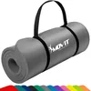 Image de MOVIT Tapis Gymnastique - Doux pour Peau, sans Phthalates, 183x60x1,0cm, en Gris - Musculation, Fitness