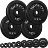 Image de MOVIT set de disques d'haltères PRO, 100% en fonte, perçage 30/31 mm, set de disques de poids poids haltères