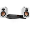 Image de Teufel Ultima 20 KOMBO 3 SE - Chaîne HiFi Stéréo avec Bluetooth et CD, Puissante, LAN, WiFi, Radio Numérique Dab+, USB, Système 3 Voies, Musique, Films, Jeux (Blanc)