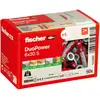 Image de fischer Cheville bi-matière DuoPower 6 x 30 S avec vis, boîte à fenêtre
