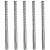 Image de Fischer - Foret et mèche - Set de 5 forets béton Ø6/100/165 SDS+ Quattric II - Fischer 544225
