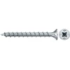 Image de fischer Vis PowerFast II FPF II CZF 6,0x40 BC 500 Tête fraisée, empreinte PZ, zingué blanc, filetage total