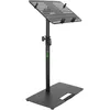 Image de Gravity LTS T 02 B - Support universel pour ordinateur portable avec broches de maintien réglables et base en acier, noir
