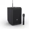Image de LD Systems ANNY 8 HHD B6 Stage Black avec micro main 655-679 MHz