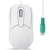 Image de perixx PERIMICE-209 P PS2 Souris Optique Filaire avec molette de défilement et 1000 DPI Blanc