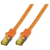 Image de EFB-Elektronik Câble patch RJ45 S/FTP Cat.6A LSZH Cat. 7 Orange 2 m