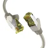 Image de EFB-Elektronik - Câble réseau CAT. 6a jusqu'à 10 Gbit - Câble LAN de 25 m - Câble Ethernet avec protection jack/anti-torsion - Connecteur RJ45, blindage S/FTP PIMF - Gris