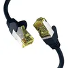 Image de EFB-Elektronik - Câble réseau CAT. 6a jusqu'à 10 Gbit - Câble LAN de 25 m - Câble Ethernet avec protection jack/anti-torsion - Connecteur RJ45, blindage S/FTP PIMF - Noir