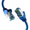 Image de EFB-Elektronik - Câble réseau CAT. 7 jusqu'à 10 Gbit - Câble LAN de 30 m - Câble Ethernet avec protection jack/anti-torsion - Connecteur RJ45, blindage S/FTP PIMF - Bleu