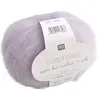 Image de Rico Essentials Super Kid Mohair Loves Silk Fb. 035 Pelote de laine mohair et soie pour tricot et crochet Violet pastel Taille d'aiguille 4,5 mm