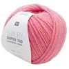 Image de Rico Luxury Super 100 FB. 05 Laine Superfine Wool 18,5 Micron pour Tricot et Crochet Rose