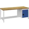 Image de Commerce du nord-ouest AG Établi B2000 x T750 x h859 Gris/Bleu Tiroir 1 Porte x 150 1 x 450 40 mm Multiplex