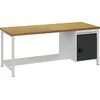 Image de Établi gris anthracite, RAL 7016 l2000xH859xP750 mm Hêtre multiplex 40 mm 1 tiroir 1 porte 1 pièces