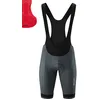 Image de Gonso Sitivo Bib M, Cuissard à bretelles court pour homme, Avec peau de chamois Sitivo Confort, Haute élasticité et élastique en silicone antidérapant, Coupe ajustée, Gris, 3XL