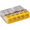 Image de WAGO GmbH& Co. KG Connecteur de boîte de jonction 5x 0,5-2,5 jaune 2273-205