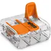 Image de WAGO Compact-Connecteur 3 conducteurs jusqu’à 4 mm² 221-413