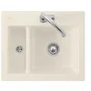 Image de Villeroy & Boch VB-6780 01 FU Subway 60XM Évier de Cuisine, Ivory