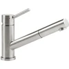 Image de V&B Mitigeur monocommande d'évier Como Shower ND, 8 l/m, extractible, inox massif
