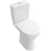 Image de Villeroy & Boch O.novo, Combipack WC à poser modèle sur pied, céramique blanc