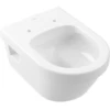 Image de V&B Architectura WC suspendu, cuvette à chasse profonde 37x53 cm, ovale, sans rebord, sortie horizontale, blanc
