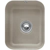Image de V&B Évier sous-plan Cisterna 45 cm avec garniture vidage, excentrique, timber CeramicPlus