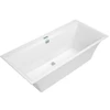 Image de V&B Baignoire rectangulaire Squaro Edge 12 Duo 160x75 cm, blanc, vidage central